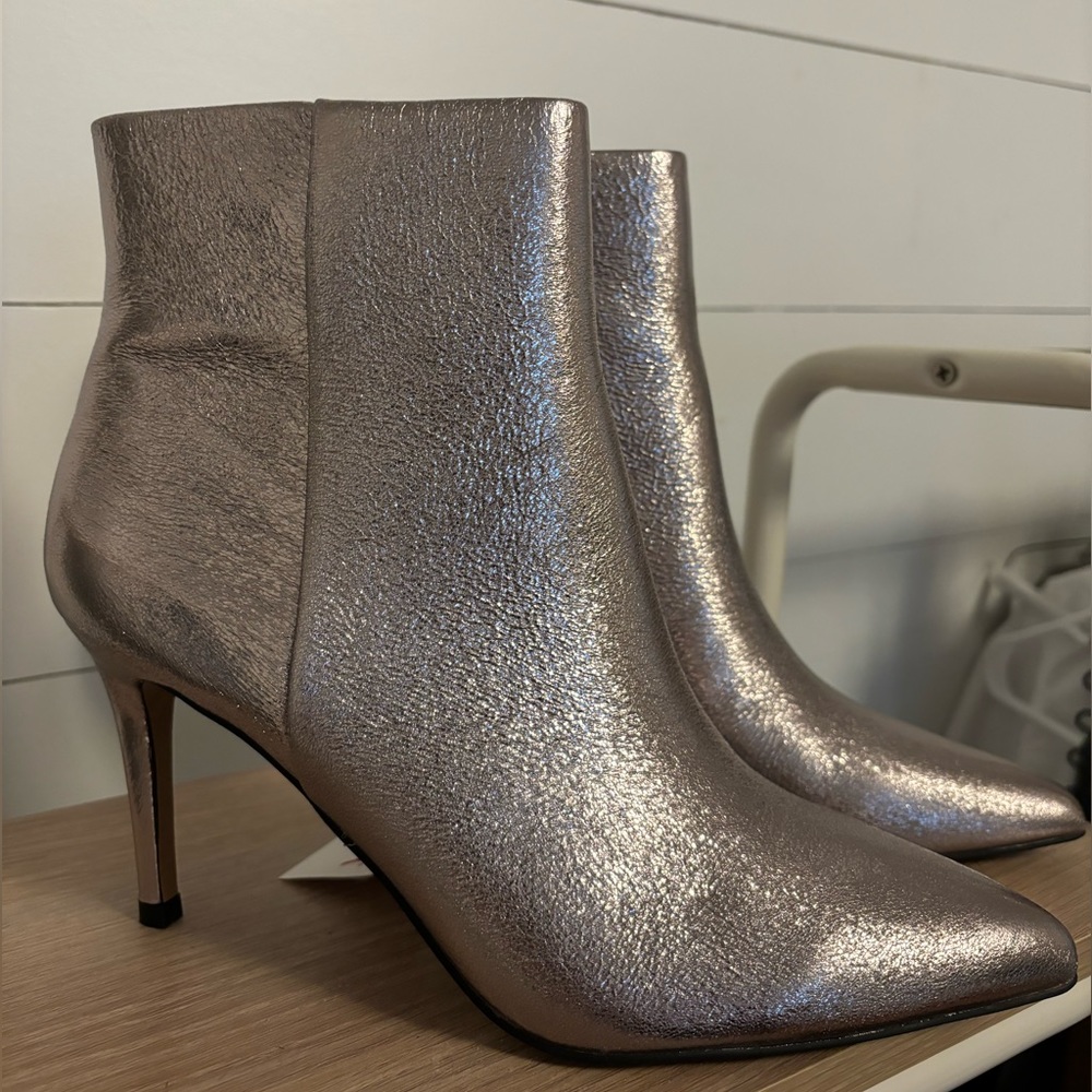 Steven kitten heel booties